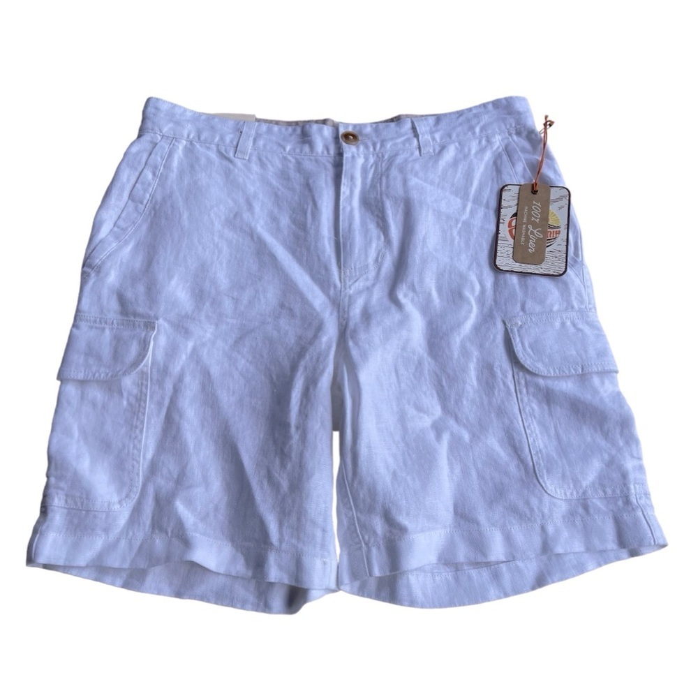 NEW C&C California White Linen Men Shorts US 32